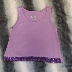 Justice brand crop tank top